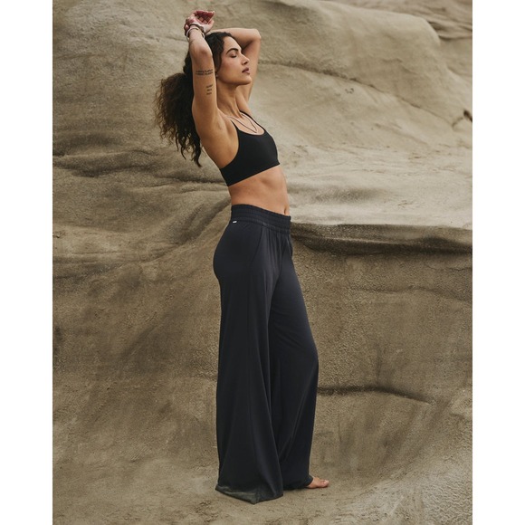 Vuori Pants - Vuori Villa Wideleg Pant Womens Larg NWT High Rise Relaxed Athleisure Black